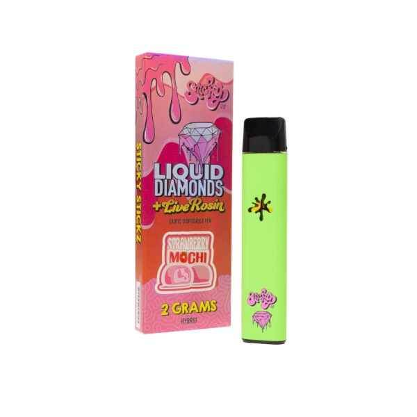 Sticky Stickz – 2g Liquid Diamonds + Live Rosin Disposable