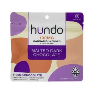 Hundo Malt Dark Chocolate — Infused THC Edible