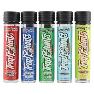 Trap Blunts — 1.5g Natural Leaf Hand-Rolled Blunt with Glass Tip - 3-Pack Mixed Strains - MOST POPULAR
