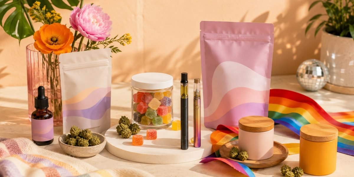 Mind35 Pride Month picks featuring colorful curated gummies vapes and bundle options
